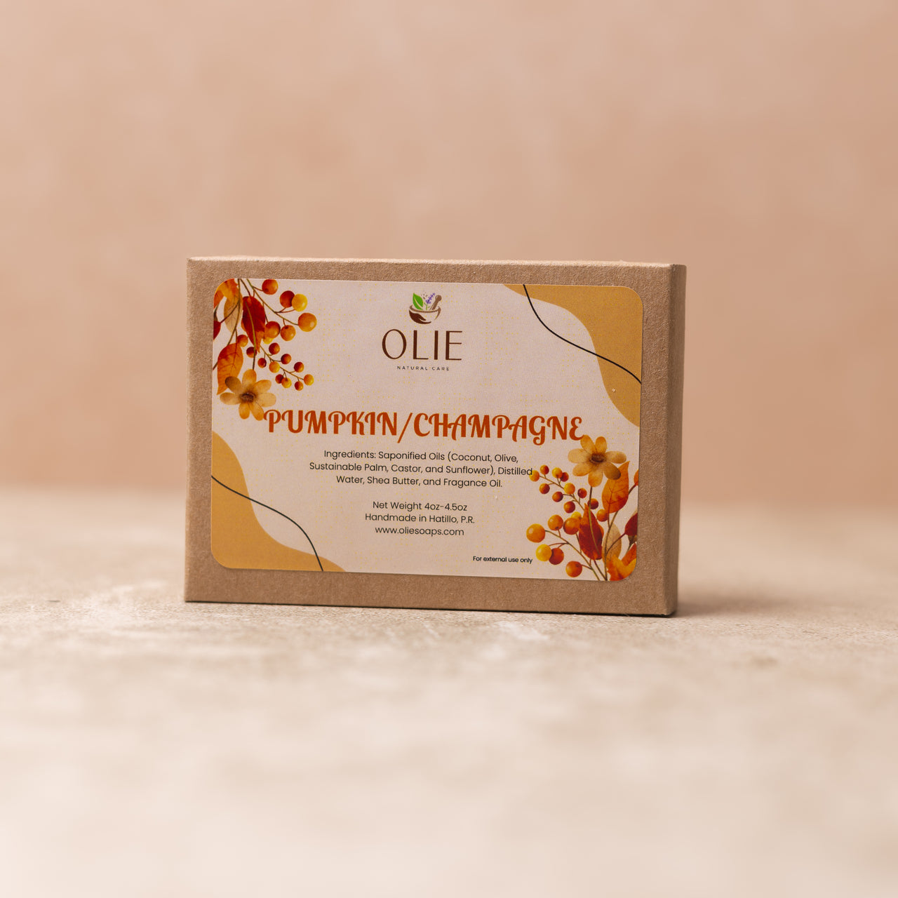 Pumpkin Champagne Soap