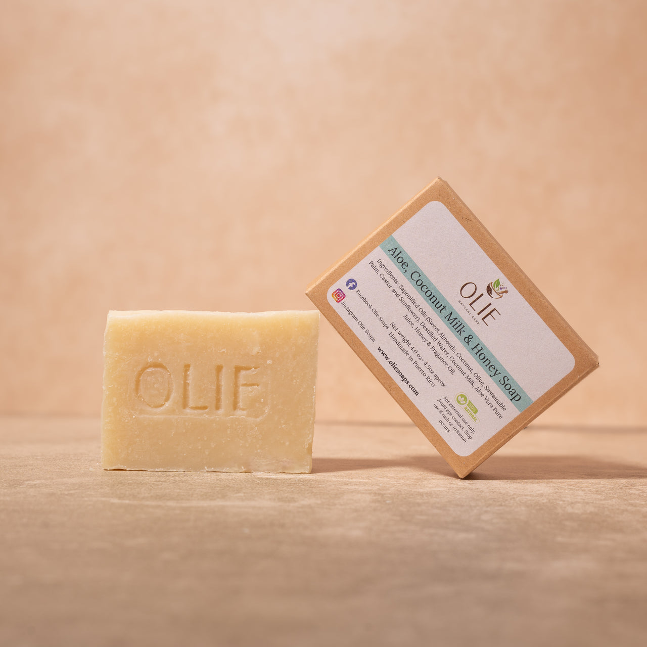 Aloe, Coconut Milk & Honey Soap