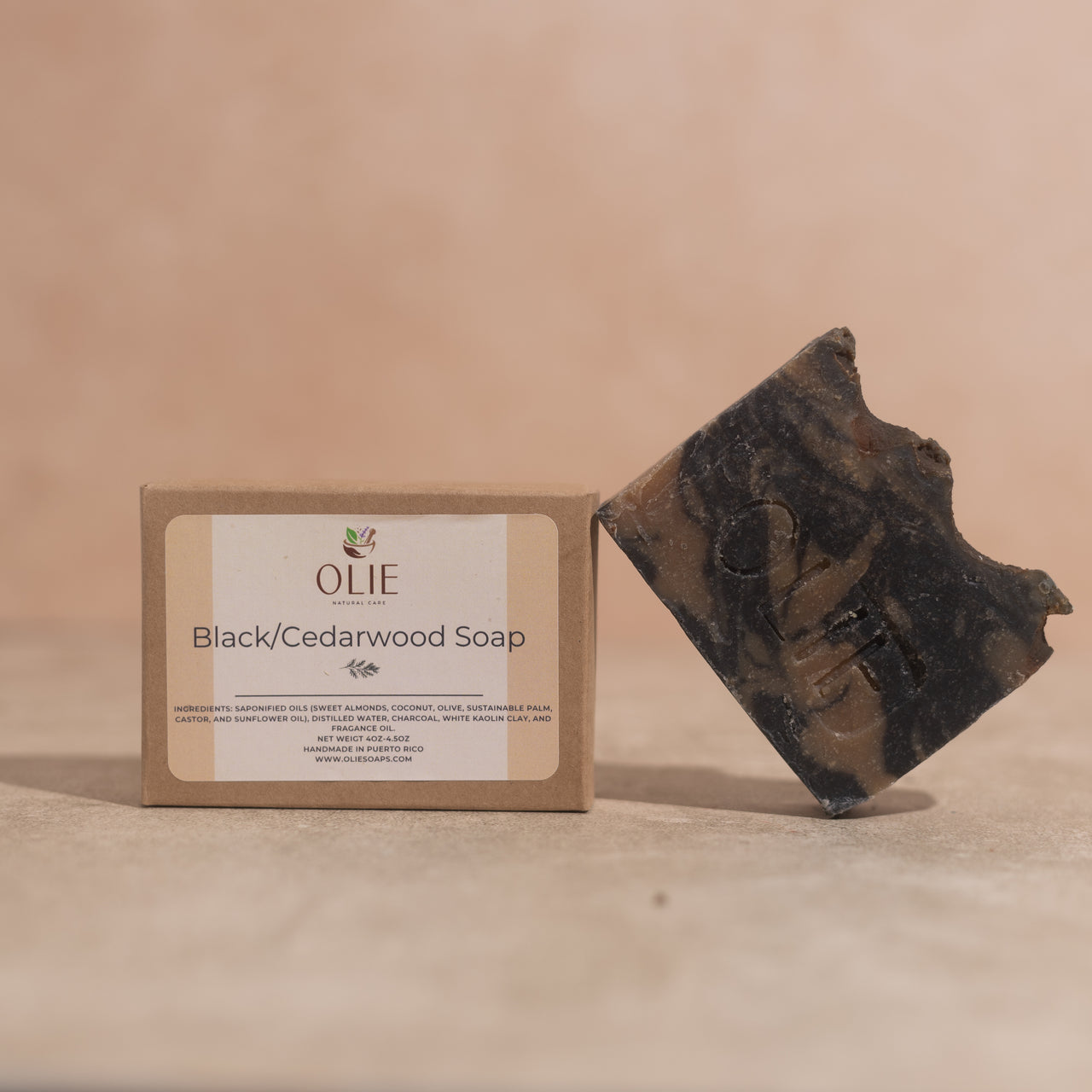 Black/Cedarwood Soap
