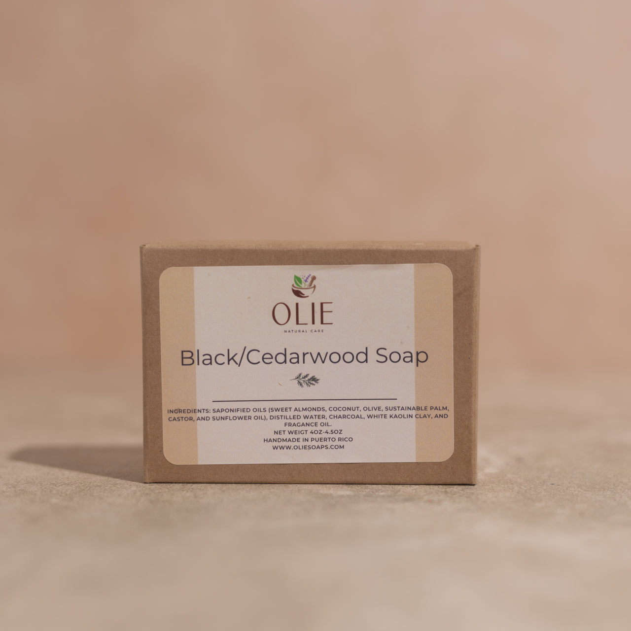 Black/Cedarwood Soap